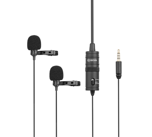 BY-M1DMDual Omni-directional Lavalier Mic