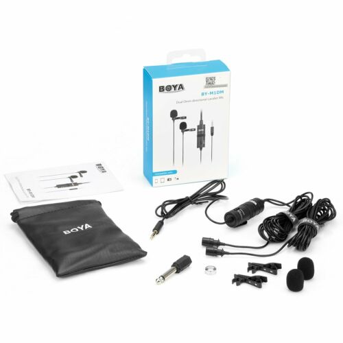 BY-M1DMDual Omni-directional Lavalier Mic