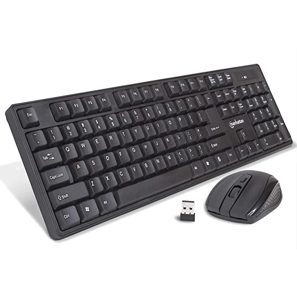 2B (KB443) Combo Keyboard and Mouse Wireless - Black